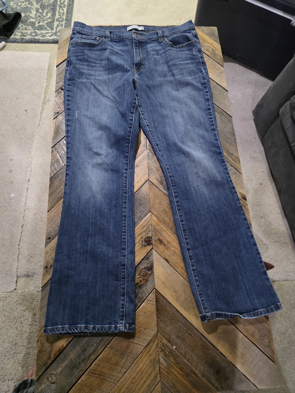 Levi's Boot Cut 515 Jeans in Blue Size Medium